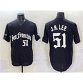 San Francisco Giants #51 Jung Hoo Lee Black Jermy 'Gothic Fog Edition' Vapor Premier Limited Stitched Jersey