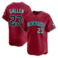 Arizona Diamondbacks #23 Zac Gallen Player Red Jermy Limited Home Game Stitched Jerseys