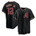 Arizona Diamondbacks #12 Lourdes Gurriel Jr. Black Jermy Cool Base Stitched Jersey