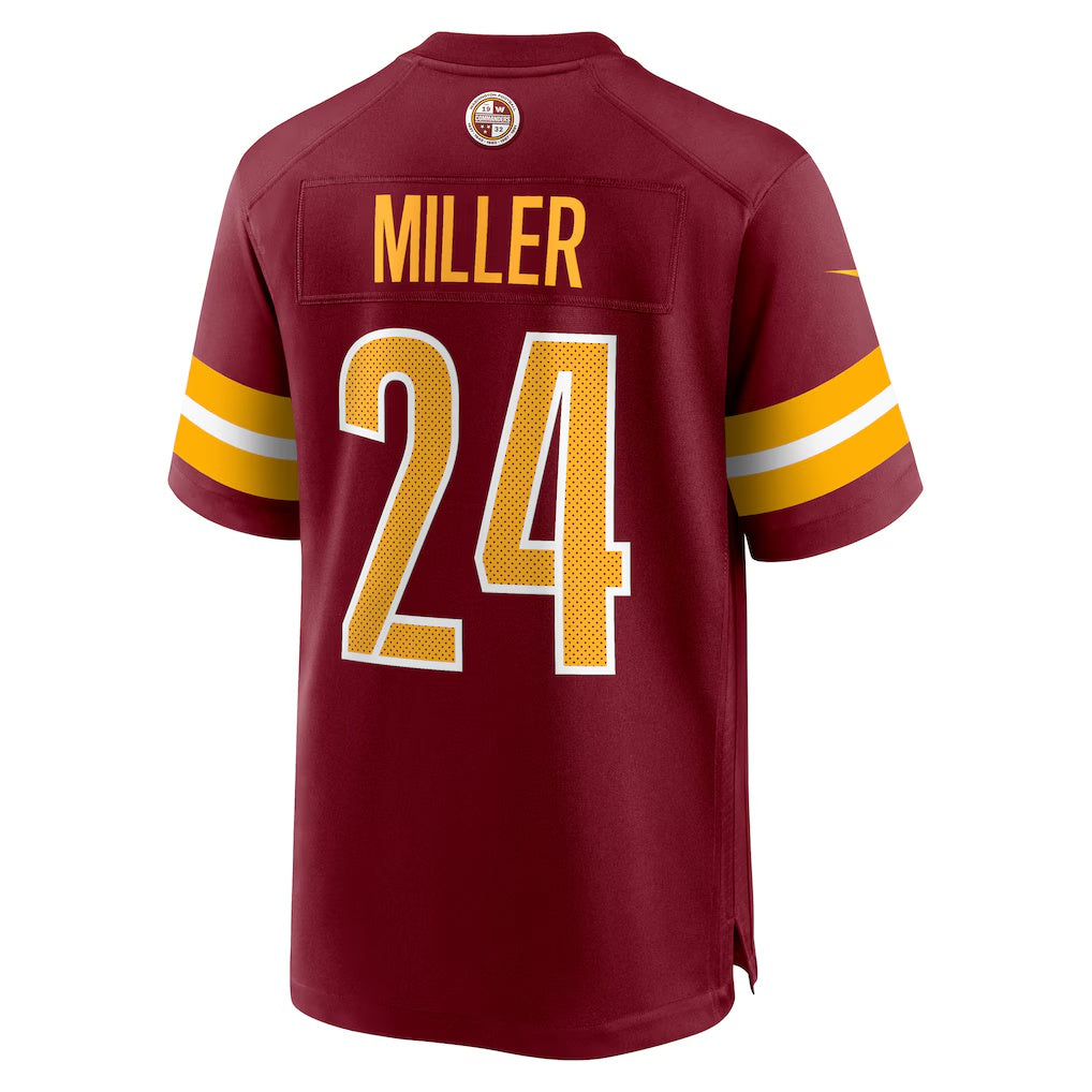 W.Commanders #24 Von Miller Burgundy Jermy Team Game Jersey