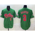 Philadelphia Phillies #3 Bryce Harper Green Jermy Phanatic Limited Stitched Jersey